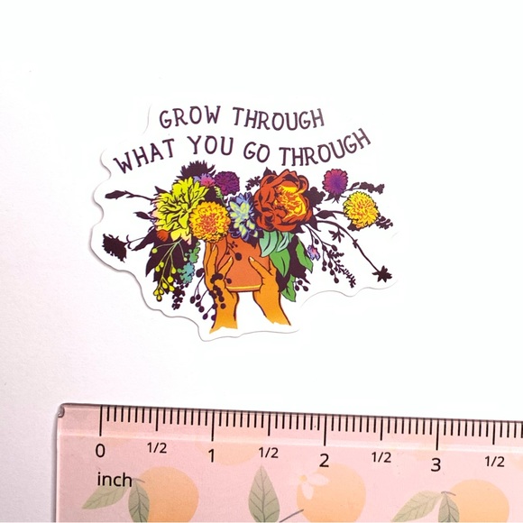 Grow Vinyl Sticker - Picture 2 of 2